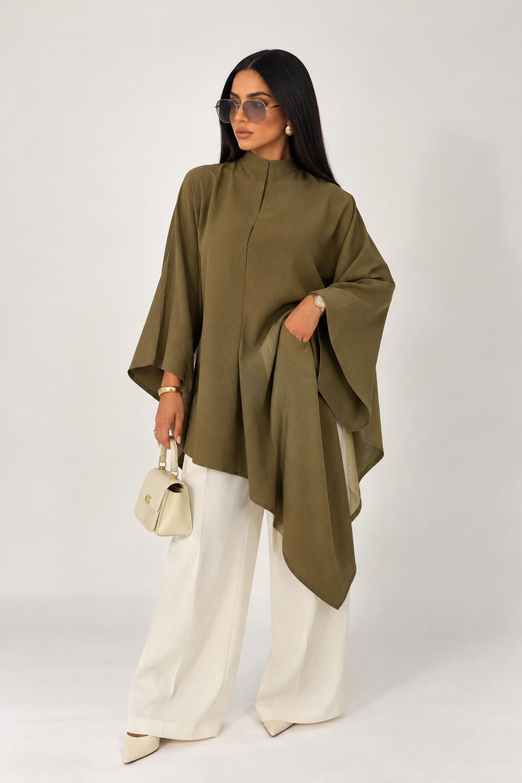 Poncho tunique