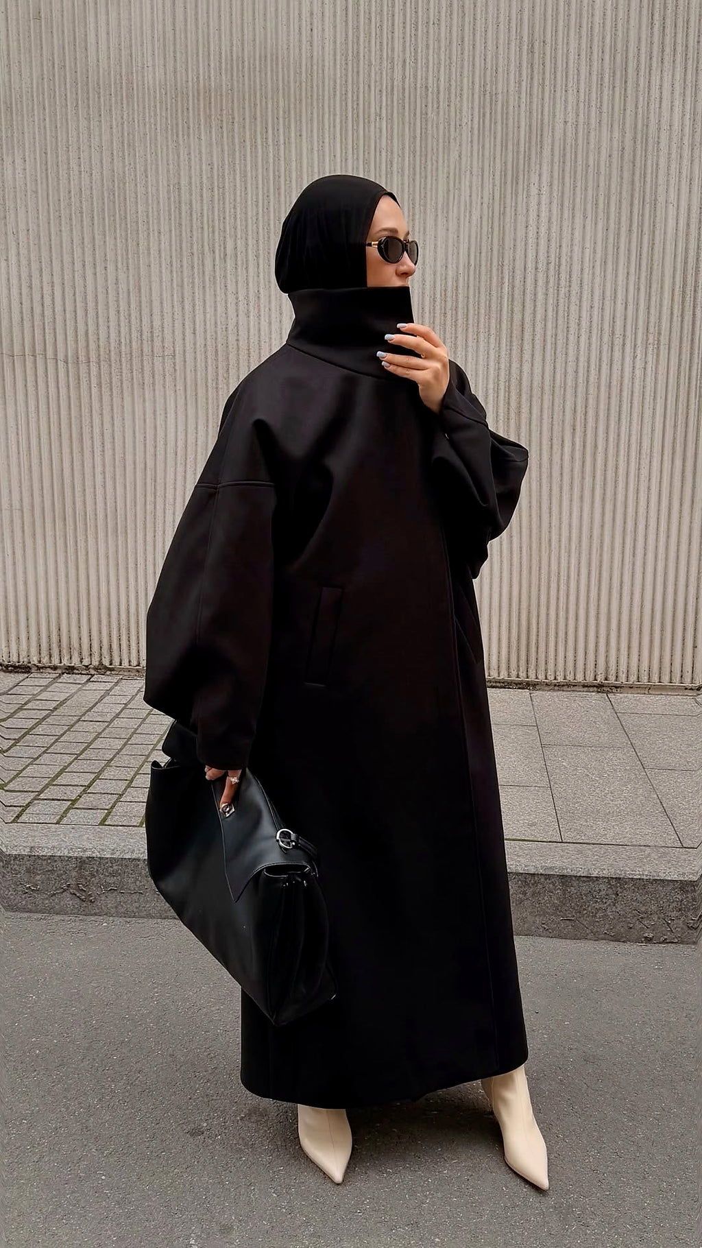 Ensemble cape plissée
